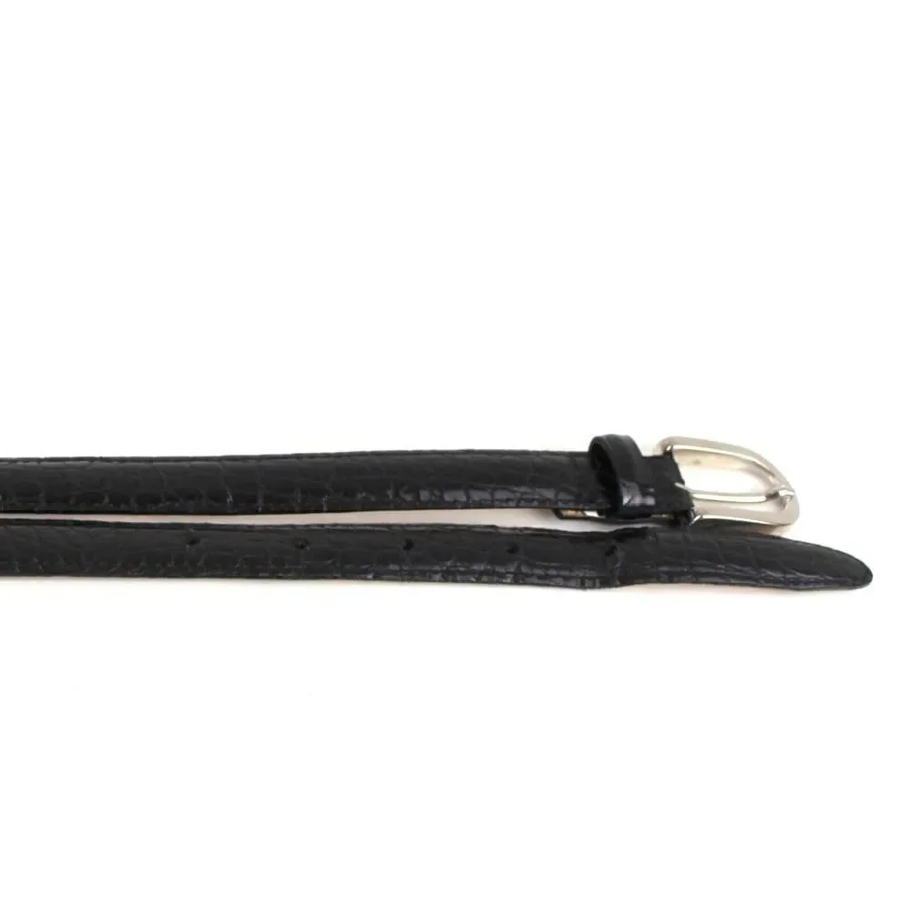 Eddie Bauer PATENT BLACK REAL LEATHER 3/4